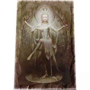 Картина върху врачански камък - 20x30 см - Богиня