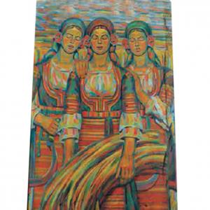 Картина върху врачански камък - 30x45 см - картина на Майстора