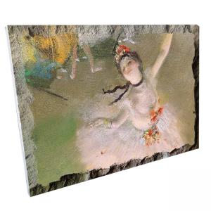 Картина върху врачански камък - 30x45 см - пастелна картина