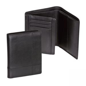 Кожен вертикален портфейл Bugatti Bradford