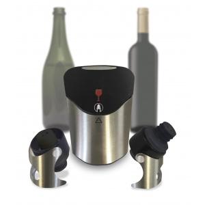 Vin Bouquet Метална тапа за вино и шампанско с помпа - 2 IN 1