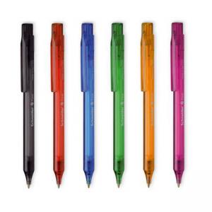 Химикалка авт.Fаve М, mix тяло,  4 бр. блистер