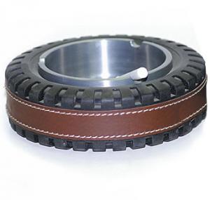 Пепелник от метал и кожа