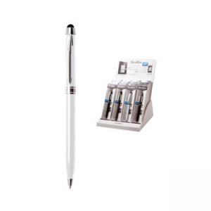 Химикалка 599 Touch pen, Pearl White в кутия