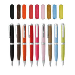 Химикалка с несесер Pochetina, кожа 9 цвята