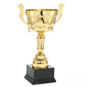 Луксозна спортна купа, златно покритие  - височина 38 см