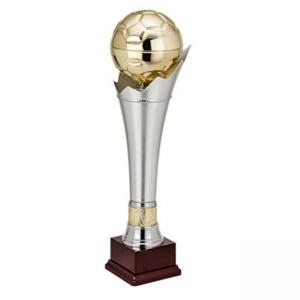 Луксозна спортна купа, златно/ сребърно покритие - височина 66 см