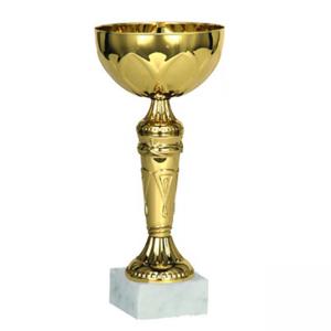 Стандартна спортна купа, златно покритие  - височина 21.5 см