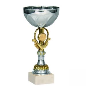 Стандартна спортна купа, сребърно покритие - височина 22 см