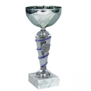 Стандартна спортна купа, сребърно покритие - височина 21 см