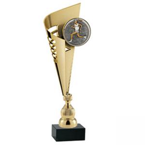Стандартна спортна купа, златно покритие - височина на купата 37.5 см