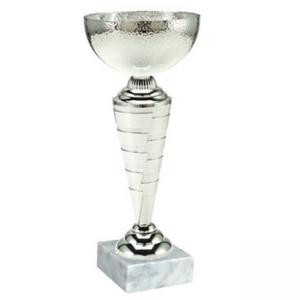 Стандартна спортна купа, сребърно покритие - височина на купата 26 см