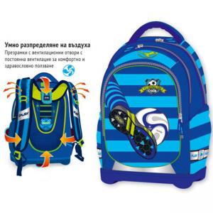 Раница твърдо дъно Football Smart light