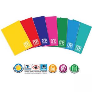 Тетрадка A5 UV One Color шита, 42 листа, 5x5