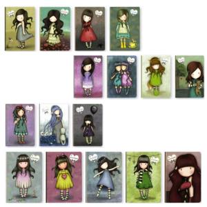 Тетрадка формат А5 твърда корица Gorjuss, 96 листа с редове, 80 г/м2