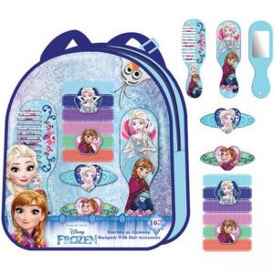 Детски аксесоари за коса Frozen, 10 броя, в раничка