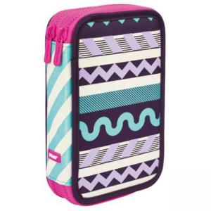 Несесер зареден двоен Anchor Club 2 розов, размер 20x13x5