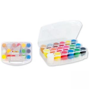 Темпера 18 цвята 25 мл, в куфарче