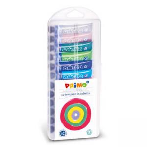 Темпера 12 цвята 12 мл, в алуминиева тубички, PPL кутия