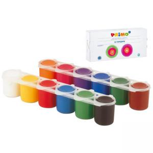 Темпера 12 цвята 25 мл, в бурканчета