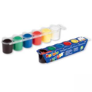 Темпера 6 цвята 25 мл, в бурканчета