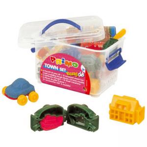 Моделин мек 6 цвята 100 г с формички TOWN