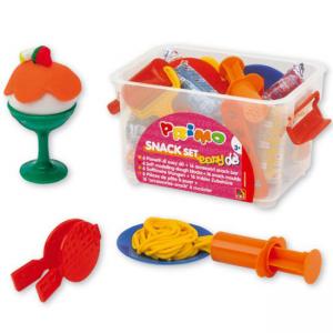 Моделин мек 6 цвята с формички Snack