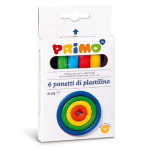 Пластилин 6 цвята, 110 г в кутия
