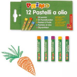 Пастел маслен, 12 цвята в кутия