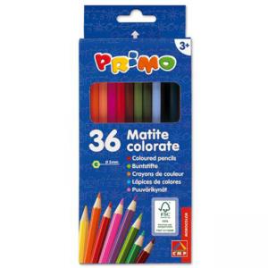 Моливи 36 цвята, шестоъгълни, Ø 2.9 мм графит, 18 см