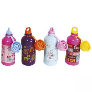 Бутилка за вода метална 500 мл, момиче Keyroad