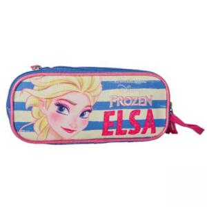 Несесер с два ципа и разширение Frozen Stripes, размер  22х8х9