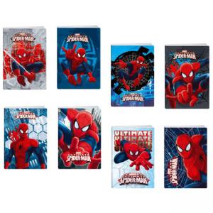 Тетрадка, формат A5 2xUV Spider-Man, 24 листа с редове, 70 г/м2