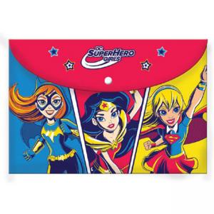 Папка с копче Superhero Girls, формат A4