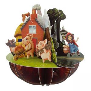 Картичка Little Red Riding Hood, Goldilocks & The Three Little Pigs, Pirouette