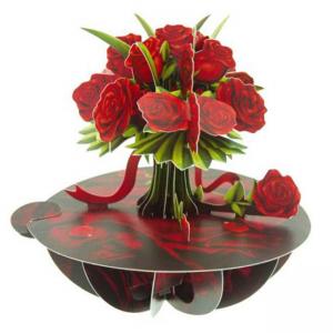 Картичка Bouquet of Roses, Pirouette