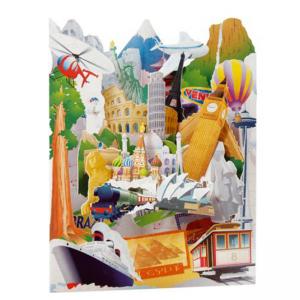 Картичка Around the World, Swing Card