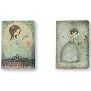 Тетрадка, формат A5 PVC шита Curiosity, 48 листа, 80 г, с редове с цвят