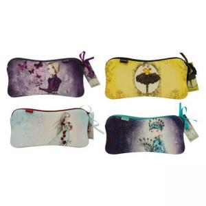 Несесер неопрен Miss Peacock, размер 22х10х1 см