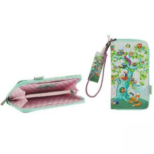 Портмоне с цип Feathered Friends, размери 10х19 см