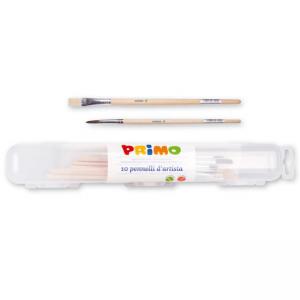 Несесер с четки, кръгли 5 броя, плоски 5 броя