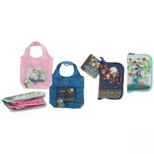 Чанта сгъваема в портмоне Night Owls, размери 48х40х6 см