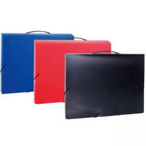 Чанта с ластик, PР, три цвята, размер 250x330x30, 600 µ