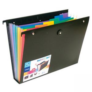 Папка с 6 разделител и ластик за картотека, Rainbow Class, РР