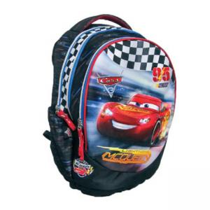 Раница твърдо дъно Cars Race, LED, размер 45x34x20