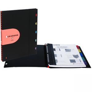 Папка органайзер със спирала, формат А4, Exabook, Rhodia