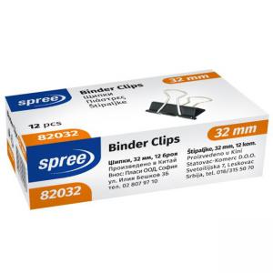 Щипки черни, 32 мм