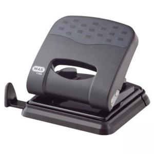 Перфоратор, 30 листа, с ограничител, NOVA, черен