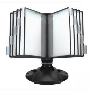 Поставка настолна 10 панела А4, черна ротационна