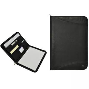 Конферентна папка, изкуствена кожа, с цип, размер 360х250х25